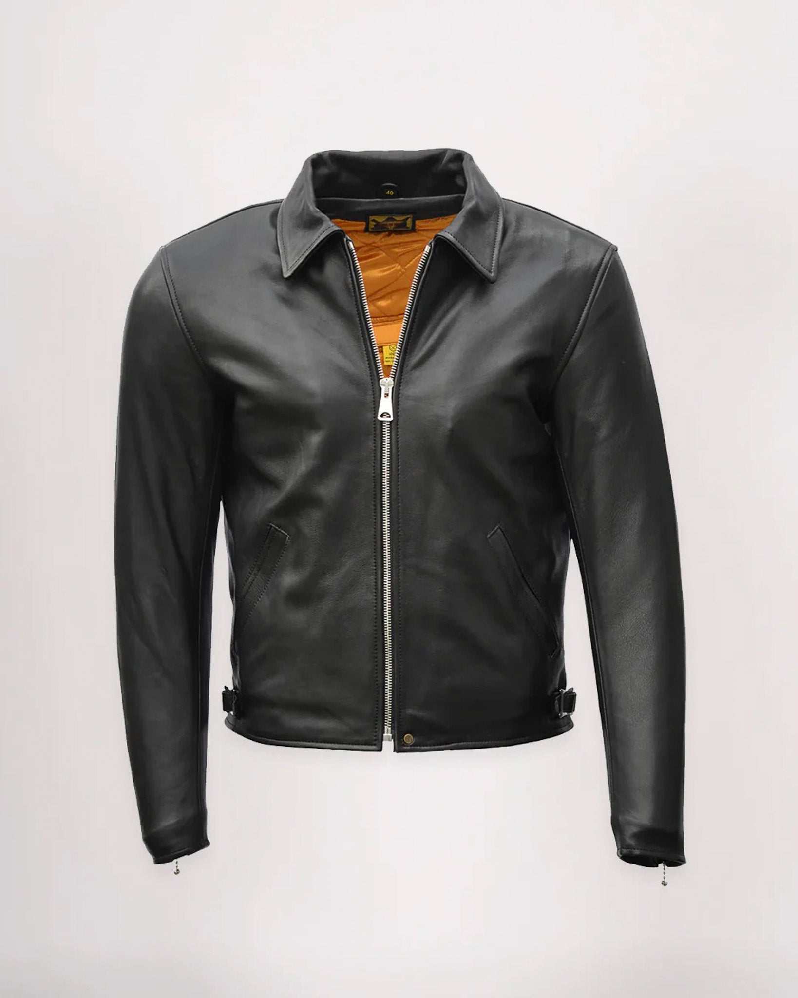 GOLDEN  DELUXE BRAND ブラックジャケット Goldtop 1958 Leather Motorcycle Jacket | Bike Shed Moto Co. – Bike