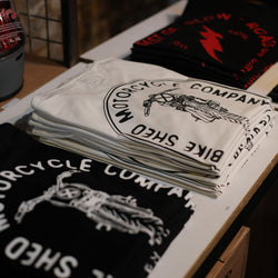 BSMC Motorcycle Graphic T Shirt - White in our London store