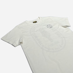 BSMC Motorcycle Graphic T Shirt - White, side on close up