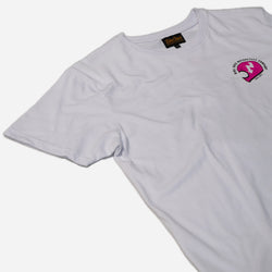 motorcycle white graphic t-shirt front