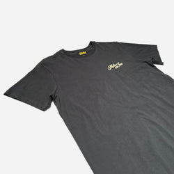 BSMC Los Angeles T Shirt - Asphalt, side on close up