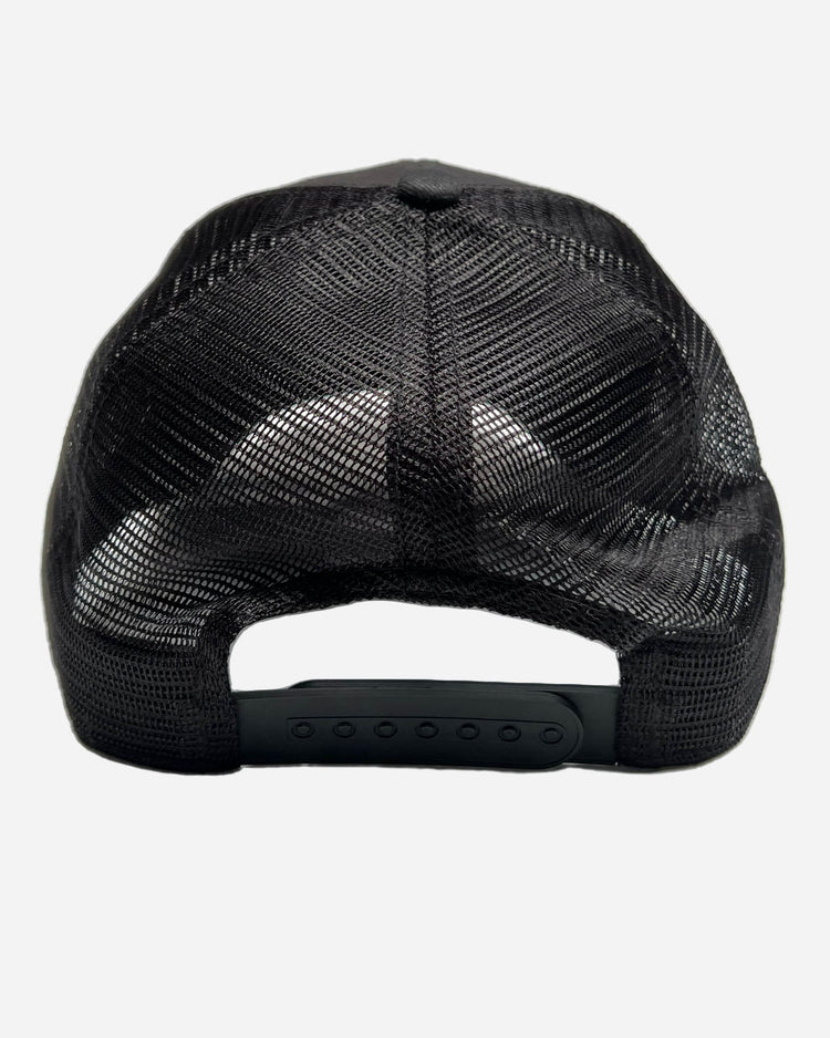 Bike Shed Moto Co Lightning Logo Baseball Hat  - Black, back