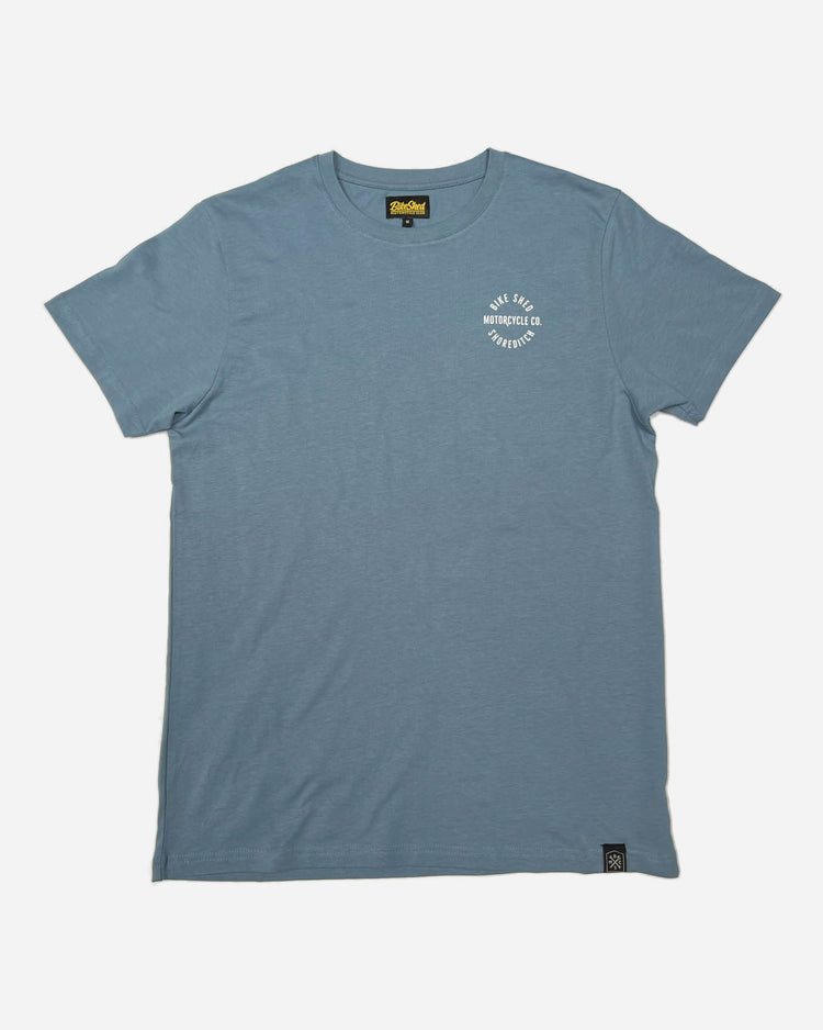 BSMC London Rocker T Shirt - Blue, front