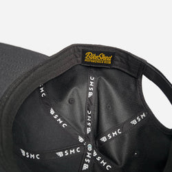 Bike Shed Moto Co. Roundel Patch Baseball Hat - Black, inside