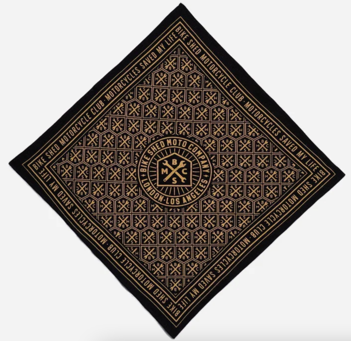 BSMC Monogram Bandana – Bike Shed Moto Co. USA