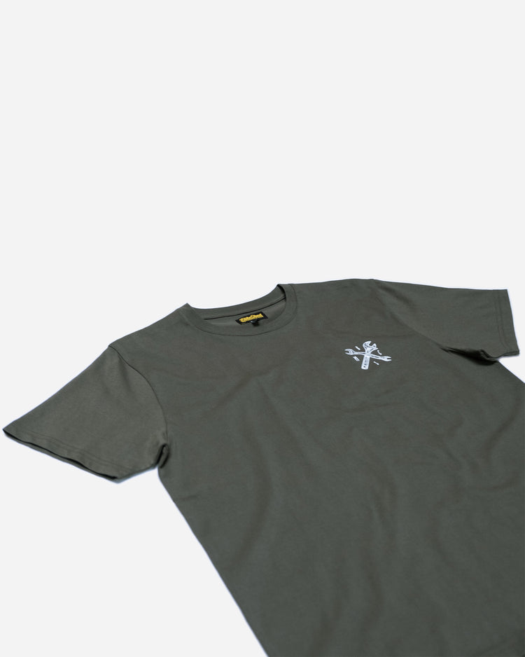 BSMC Toolkit T-Shirt - Khaki, front side on