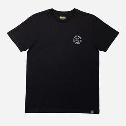 Bike Shed Motorcycle Company Graphic T-Shirt  - Black, front