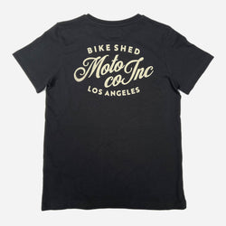 BSMC Women's Los Angeles Motorcycle T Shirt - Asphalt/Ecru, back