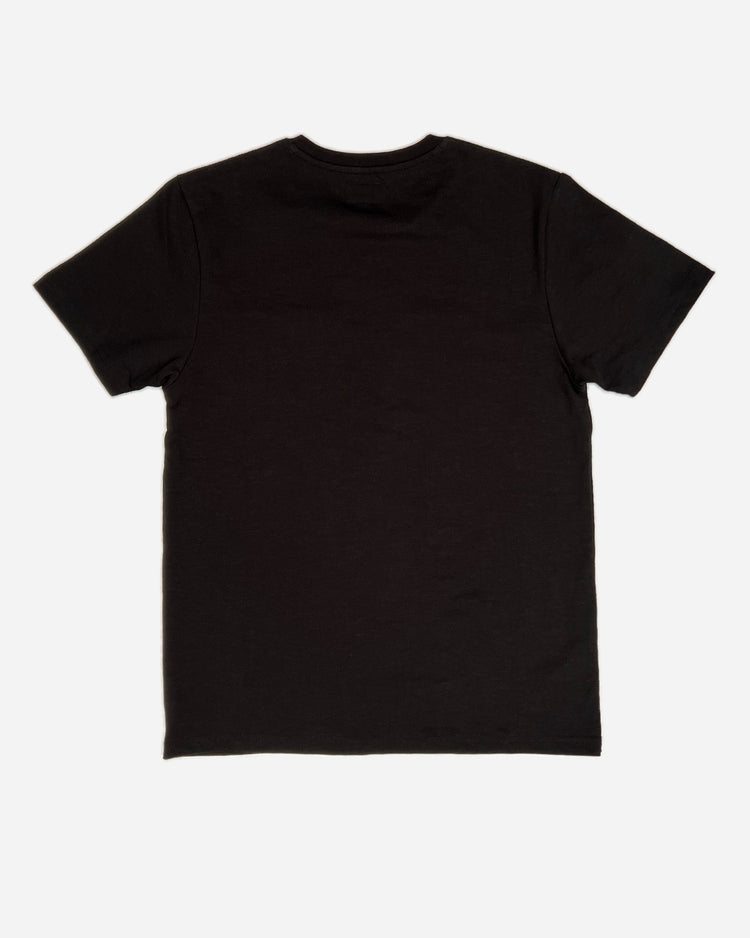 BSMC Logo Chain Embroidered T Shirt - Black, back