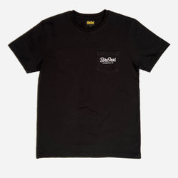 BSMC Logo Chain Embroidered T Shirt - Black, front
