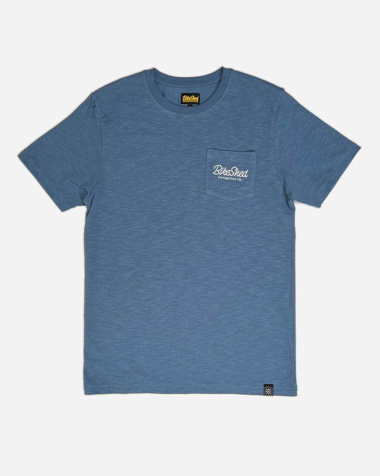 BSMC Chain T Shirt - Blue, front