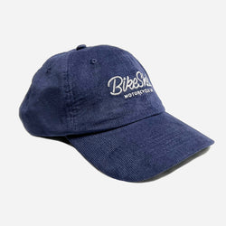 BSMC Chain Embroidered Corduroy Baseball Hat - Navy, side