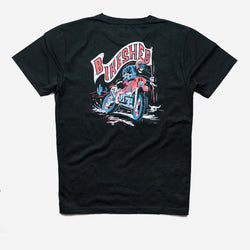 BSMC Graphic Motorcycle T Shirt - Black, back