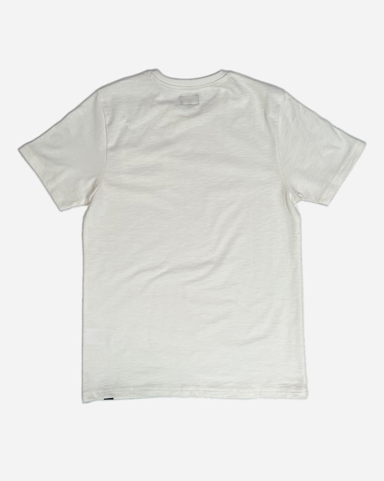 BSMC Logo Chain embroidered T Shirt - Off White, back