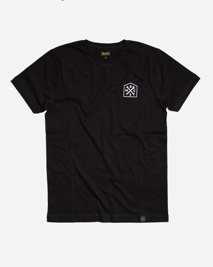BSMC Retail T-shirts BSMC 1580 Roundel T Shirt - Black, front