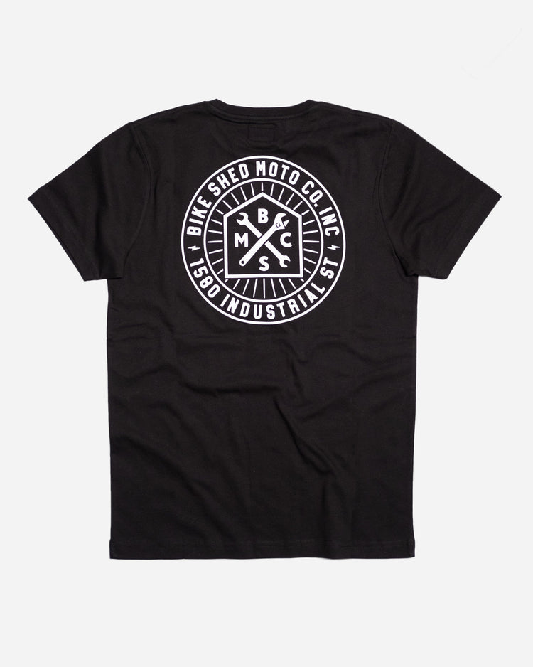 BSMC Retail T-shirts BSMC 1580 Roundel T Shirt - Black, back