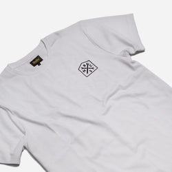 BSMC 1580 Roundel Logo T Shirt - White, front close up