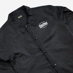 BSMC Company Coach Motorcycle Jacket - Black, close up