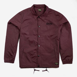 BSMC Company Coach Motorcycle Jacket - Burgundy, front