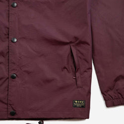 BSMC Company Coach Motorcycle Jacket - Burgundy, pocket close up