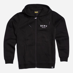 Motorcycle ESTD. Logo Hoodie - Black, front