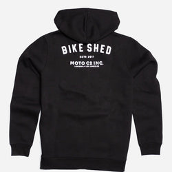 Motorcycle ESTD. Logo Hoodie - Black, back
