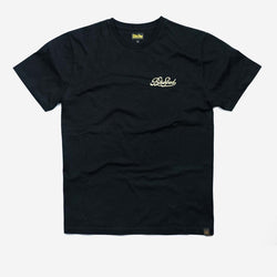BSMC Garage T Shirt - Black & Gold, front