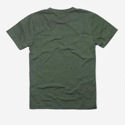 BSMC Inc. Motorcycle logo T-Shirt - Heather Green, back