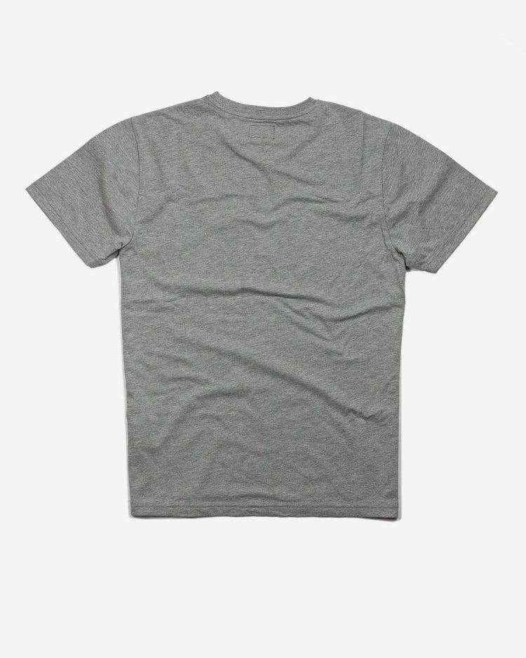 BSMC Inc. Motorcycle logo T-Shirt - Heather Grey, back
