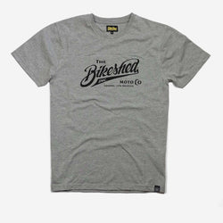 BSMC Inc. Motorcycle logo T-Shirt - Heather Grey, front