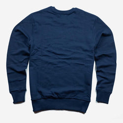 BSMC Moto Co. logo Sweatshirt - Navy/Mustard, back