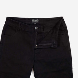 Motorcycle Resistant Women's Skinny Jean - Black, zip fly and button