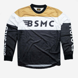 Motorcycle Wing Race Jersey - Gold, front