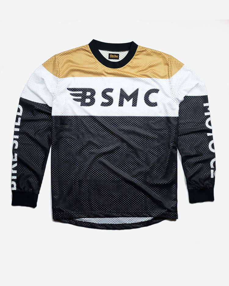 Motorcycle Wing Race Jersey - Gold, front