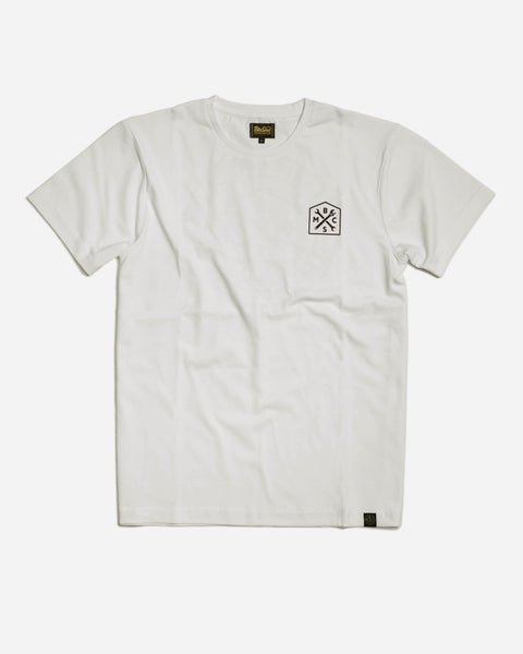 BSMC 1580 Roundel Logo T Shirt - Vintage White, front