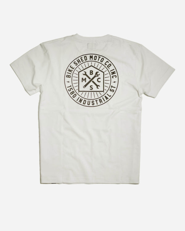BSMC 1580 Roundel T Shirt - Vintage White