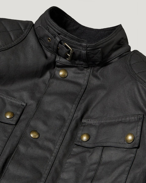 Belstaff Brooklands 2.0 Jacket black product close up 