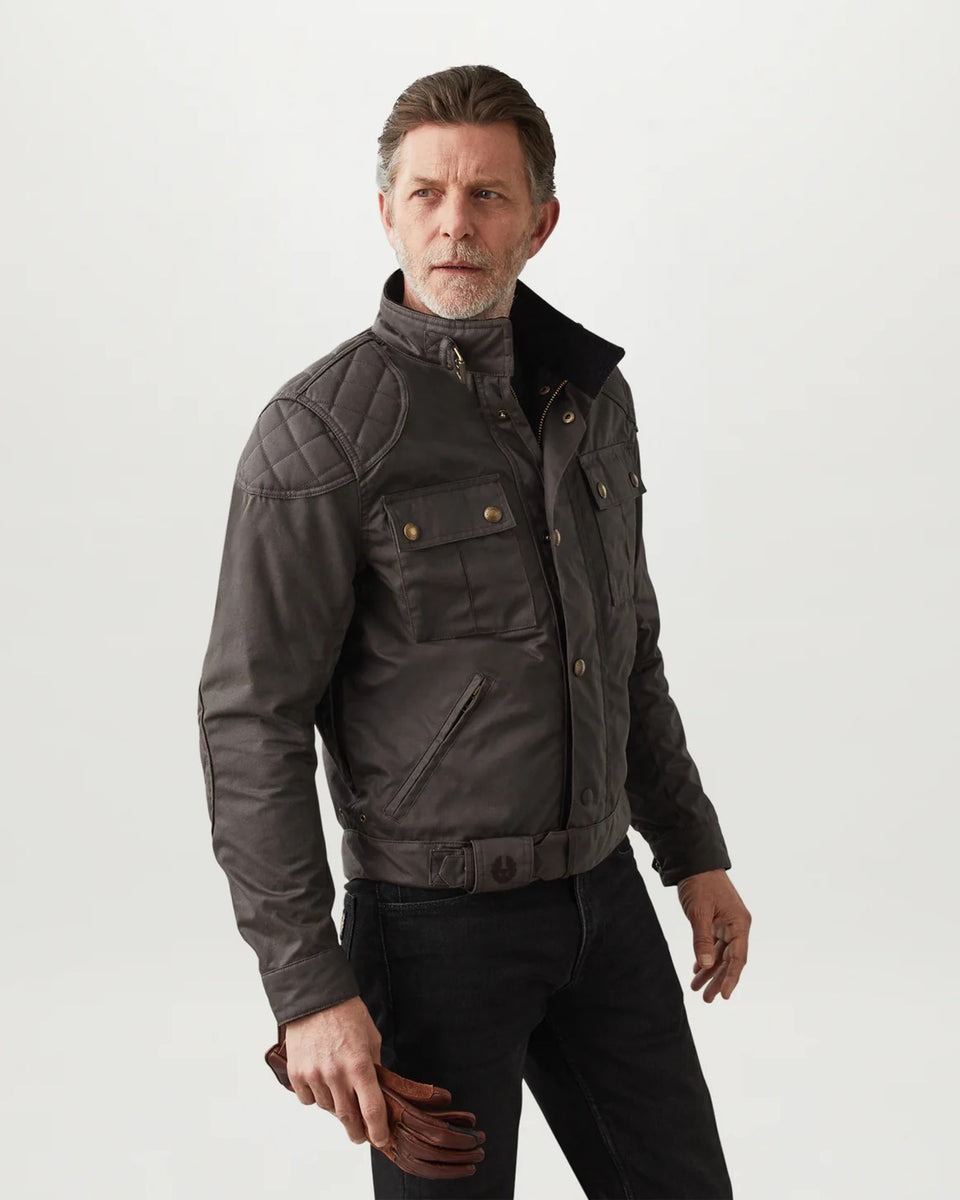 Belstaff Brooklands 2.0 Jacket worn by model