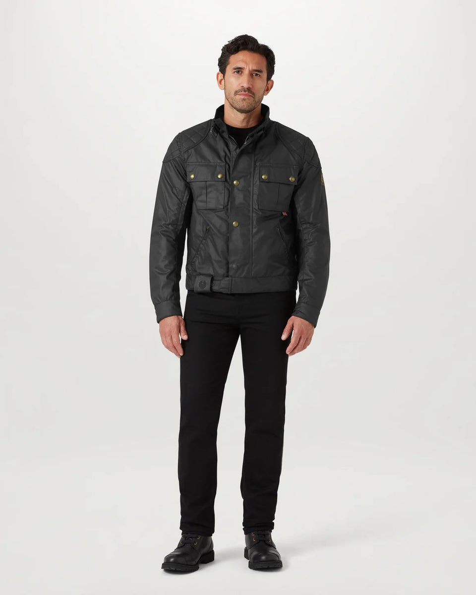 Belstaff Brooklands 2.0 Jacket black worn by model