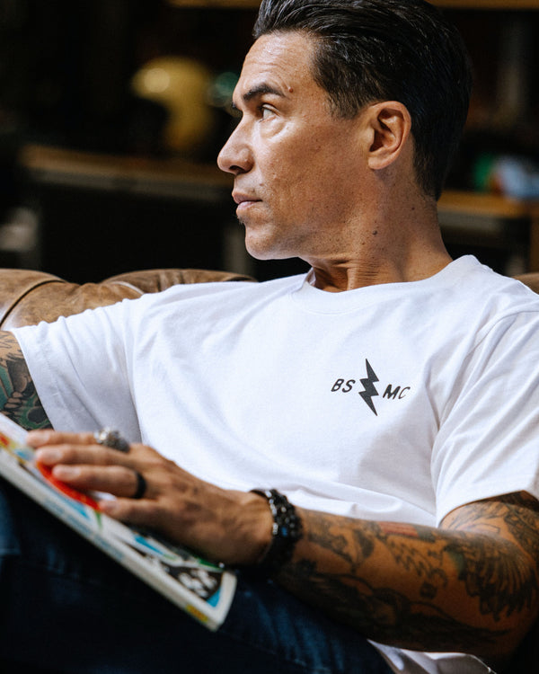 BSMC Lightning T-Shirt - White