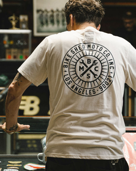 BSMC LA Roundel T-Shirt - Bone