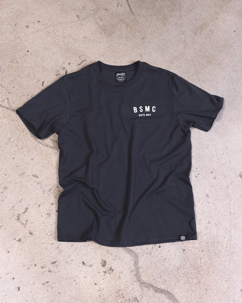 BSMC ESTD. 2011 T-Shirt - Smoke styalised flatlay image front