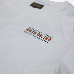 BSMC Billboard T-Shirt - Off White, front logo close up