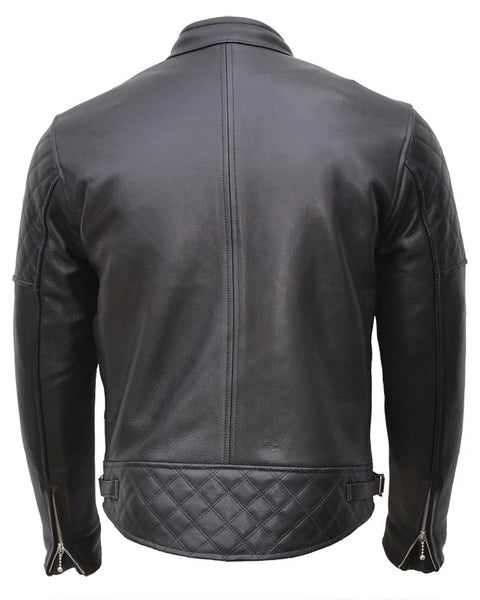 Goldtop Bobber Jacket - Black studio image rear