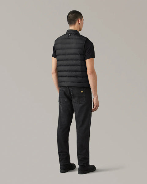Belstaff Climate Vest Black worn by model