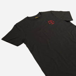 BSMC Common Ground T Shirt - Black, side on close up