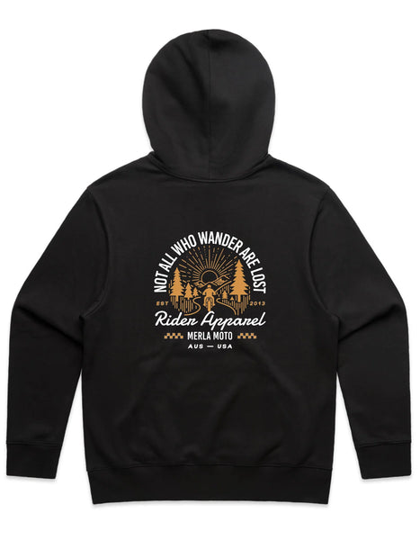 MERLA Moto Backroads Hoodie - Black