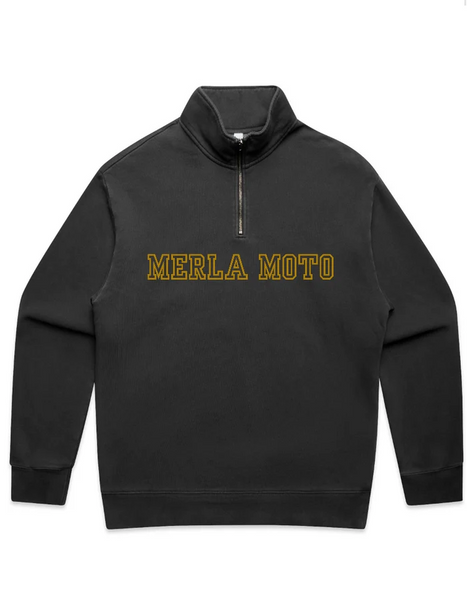 MERLA Moto Saturday Run Sweatshirt - Charcoal