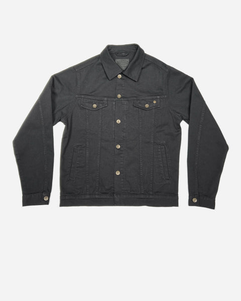 Bike Shed Motorcycle Denim Jacket - Cordura Black, front