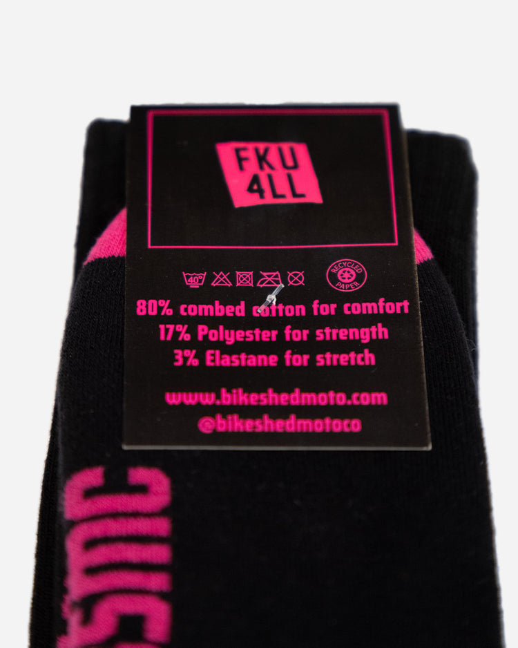 DB Socks Pink reverse